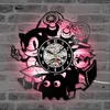 Sonic Game Vinyl Record Clock Creative Antique Style Wall Decor LED Clock Gift for Kids 3D Silent Record Clock With 7 Clock ► Photo 3/6