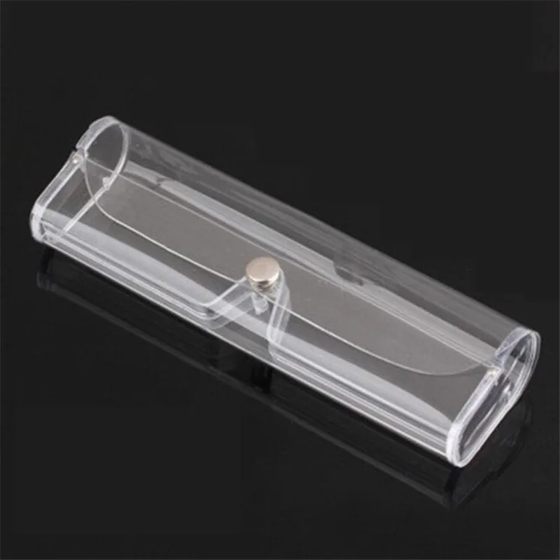 

1 Pcs portable Eyewear Boxes Kawaii PVC Glasses Box Cute Girl's Transparent Glasses Case Carry Box Eyewear Accessoires