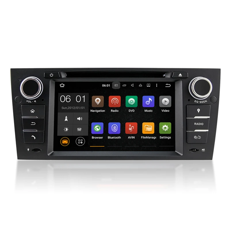 7\ Quad Core Android 5.1.1 Car Stereo Audio Head Unit Headunit Autoradio for BMW 3 Series E90 E91 E92 E93 318 320 2005-2012