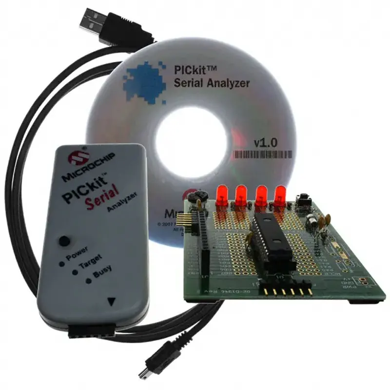 

1 pcs x DV164122 PIC16F886 PICkit Serial Analyzer PIC MCU and 8-Bit Embedded Evaluation Board