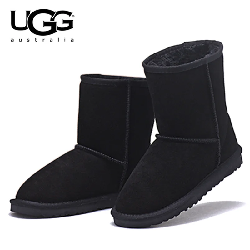 

Original UGG Boots 5825 Leather Fur Snow Boots Women Australia Boots Winter Ugg Boots For Women Warm Ugged Mujeres Botas