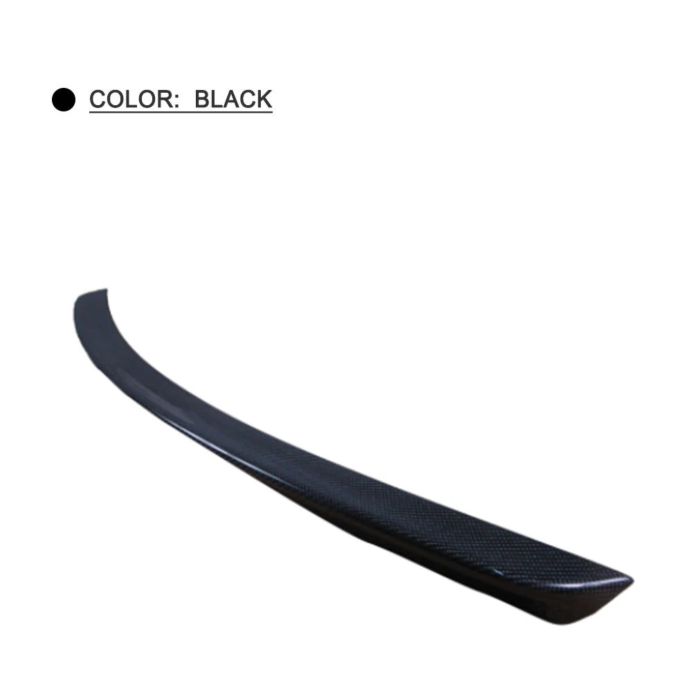 Carbon Fiber Rear Spoiler Trunk Boot Lip Wings For