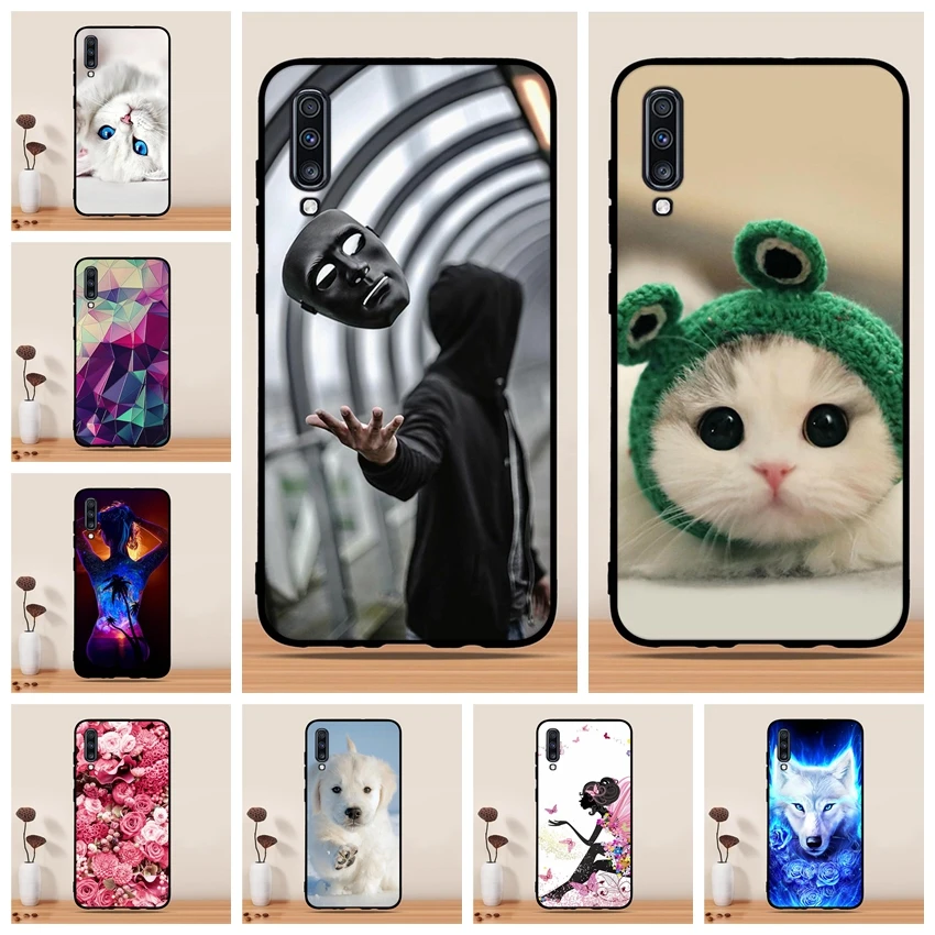 

For Samsung Galaxy A70 Case Silicone TPU Soft Capa Cover For Samsung A70 Case Back Cover For Samsung Galaxy A70 2019 Phone Case