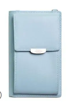 Яркие цвета маленькая сумка на ремне нагрудная женская для пропуска или сотового телефона Карманный, из искусственной кожи женские сумки через плечо сумочка женская сумка-мессенджер - Цвет: L001 blue