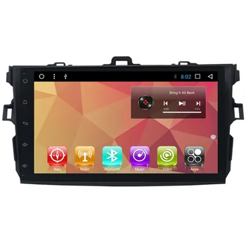 

9" Android Car Multimedia Stereo GPS Navigation DVD Radio Audio Sat Nav Head Unit for Toyota Corolla 2007 2008 2009 2010 2011