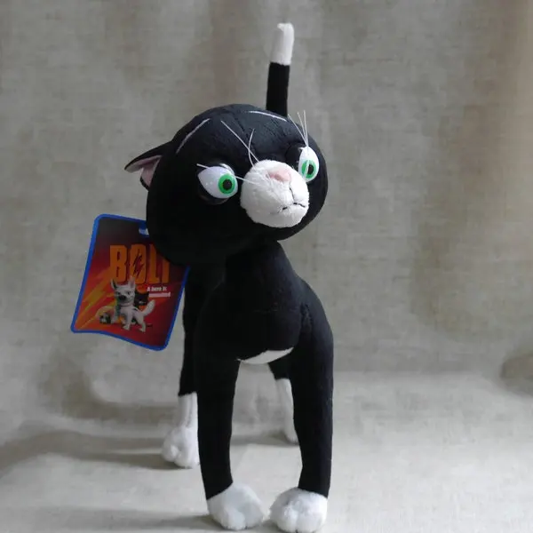 Мультипликационный сериал плюшевые игры болт собака черный Кот варежки " 21 см мягкие плюшевые игрушки куклы