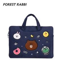 Cute animal 11"-15.6" Laptop bag sleeve notebook bag Laptop bag case 13.3 inch For Macbook air pro 13 Case casual for XiaoMi