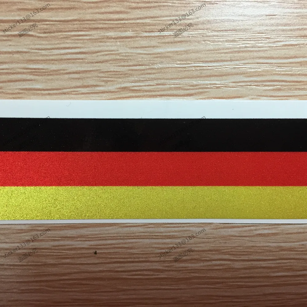 Sticker for Sale mit GERMANY Deutschland German DEUTSCH Fahrzeug ID  Aufkleber Flagge von OuterShellUK
