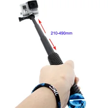 Kaliou Handheld Waterproof 19 Inch Monopod Selfie Stick for Gopro 6 5 4 3 2 1 Xiao yi SJCAM SJ4000 SJ5000 Action Camera