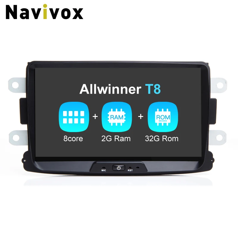 

Navivox 8'' 1 Din Android 8.1.0 Car Multimedia Player Stereo Video Player For Dacia/Duster/Renault/Lada/Xray 2G RAM 32 ROM Radio