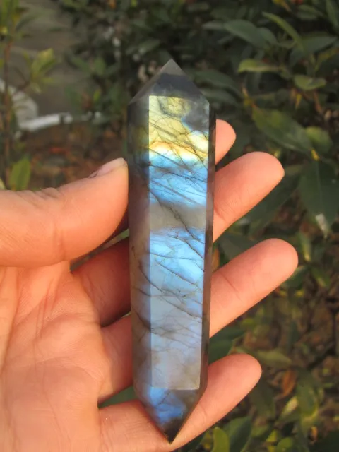 68 г натуральный красивый Лабрадор кварцевый кристалл DT Исцеление палочкой