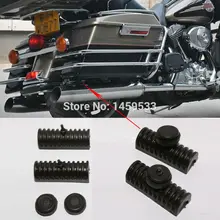 Motociclista Anel De Borracha Almofada Alforje Alforje Duro Caixa Lateral Para Harley Touring Road King Electra Glide