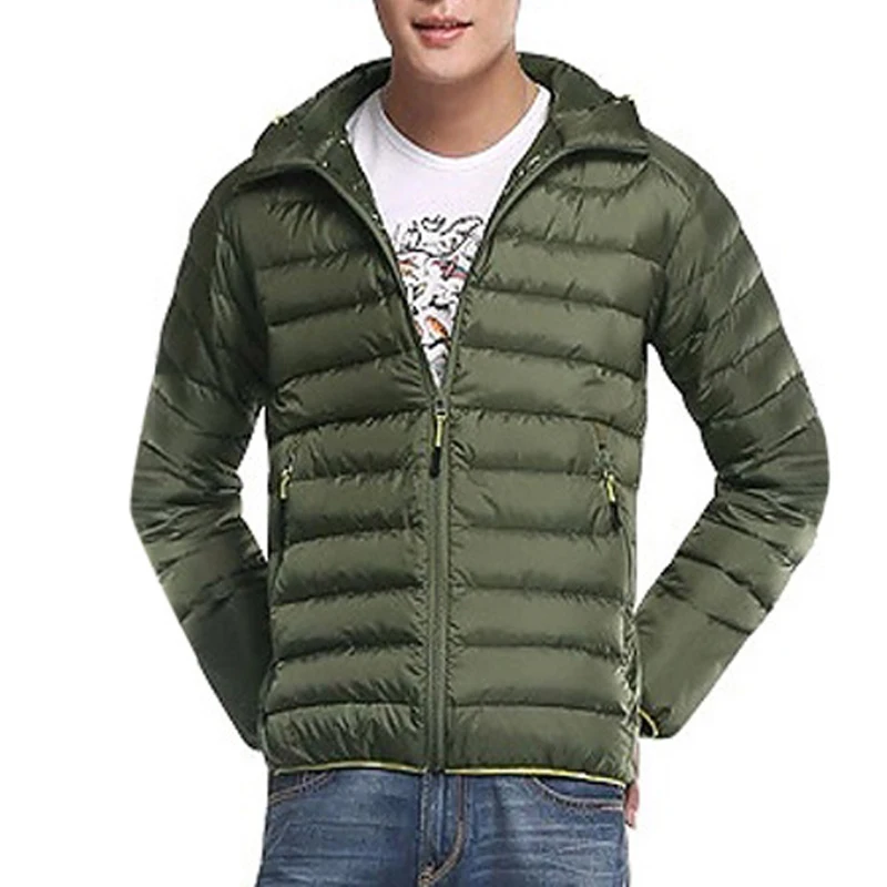 Clearance Sale 2016 Winter Ultralight Men Down Jacket Winter Duck Down CoatSolid Color Jackets ...