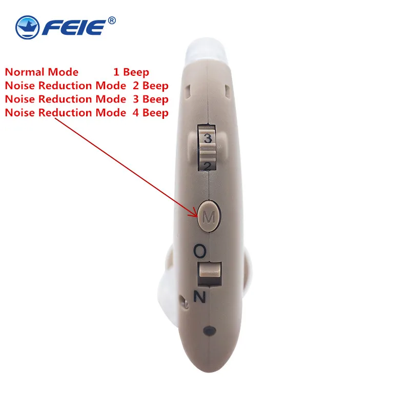 

Hear Clear Hearing Aid Rechargeable for The Elderly Deaf Wireless Micro Ear aide auditive with USB Charger Free Shipping S-25