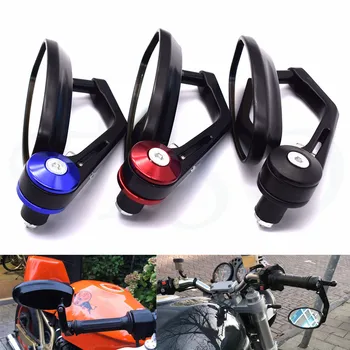 

Universal accessories 22mm 7/8" Handlebar End Motorcycle Side Rearview Mirrors For Aprilia SHIVER 750 DORSODURO 750 FACTORY