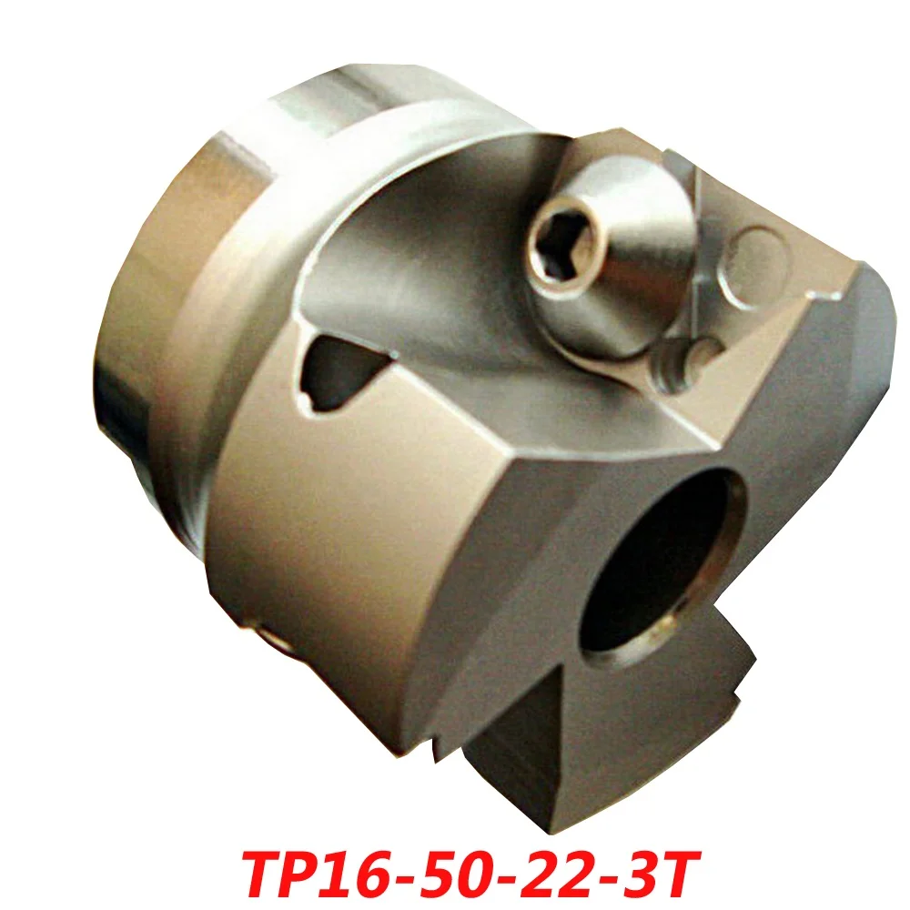 

Free Shipping TP16-50-22-3T High Feedrate And Right Angle Shoulder Face Milling Cutter For HITACHI Insert TPMN1603