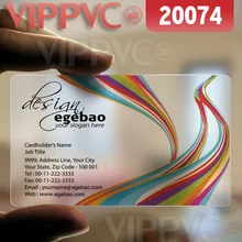 20074 как сделать визитки дома-матовые лица прозрачная карта тонкий 0,36 мм