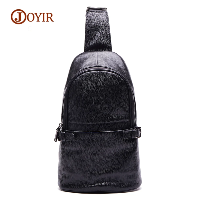 

JOYIR Cow Leather Chest Bag For Men Fashion Real Leather Men Messenger Bags Male Luxury Brand Designer Small Crossbody Bag