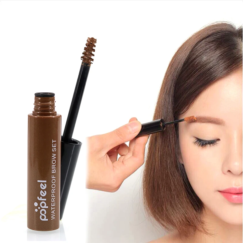 Popfeel Tint Brows гель для бровей Comestics водонепроницаемый Полупостоянный гель для бровей стойкая черная коричневая Косметика Гель TSLM1