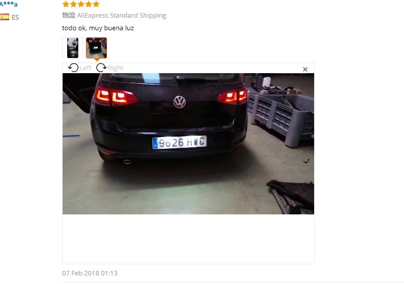 golf LED License plate light