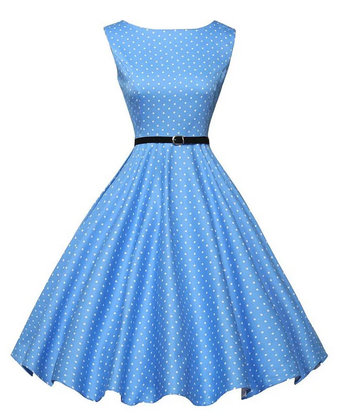 Женское винтажное платье 1950s с цветочным принтом, элегантные платья, летние сексуальные 60s ретро рокабилли, вечерние платья для женщин, ete - Цвет: 871