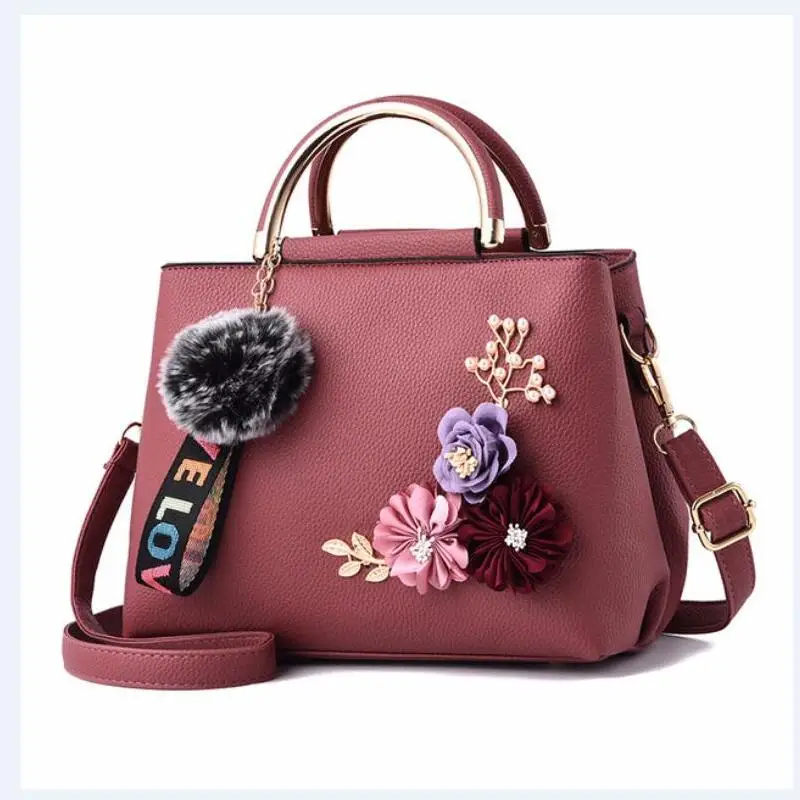 MICKY KEN, новинка, Женская трехмерная сумка с цветами, модная дизайнерская сумка-мессенджер, высокое качество, вместительная сумка на плечо - Цвет: photo color
