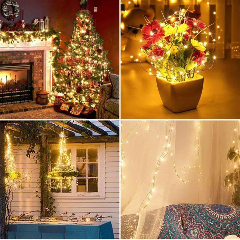 2 м 5 м 10 м светодиодный Сказочный светильник, светильник для шкафа, медный провод, водонепроницаемый, для помещений, спальни, книжный шкаф, праздничное, Рождественское украшение