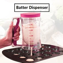 900 мл дозатор для теста со шкалой крем для теста Воронка чашки Кондитерские блендеры Диспенсер Кекс «сделай сам» блендеры формы для духовки