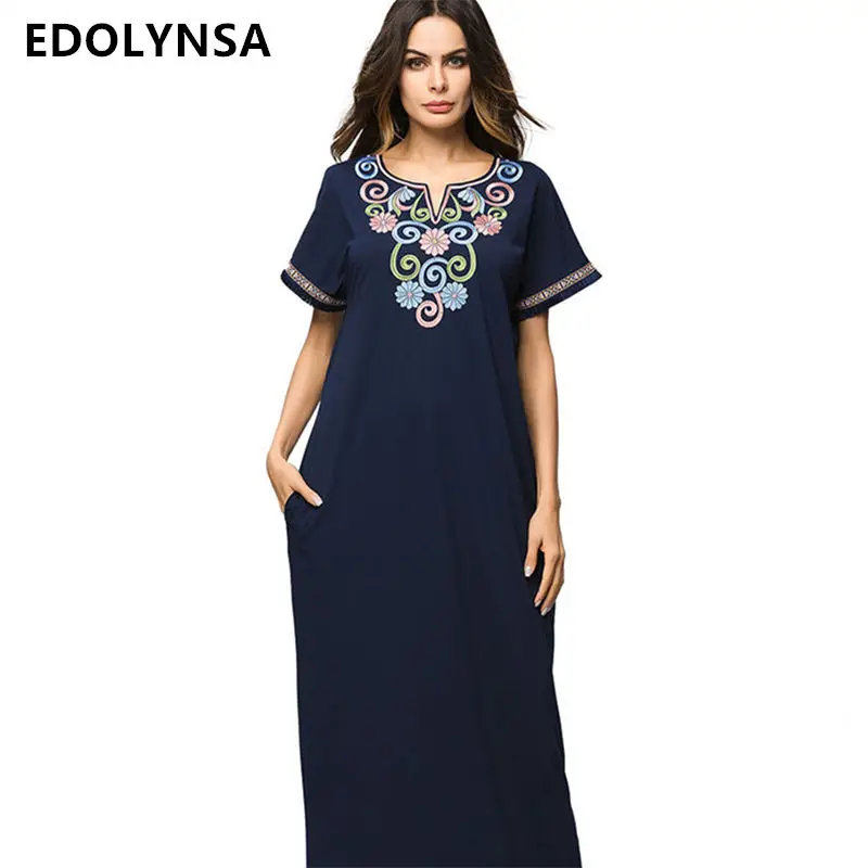 Dark Blue Straight Dresses