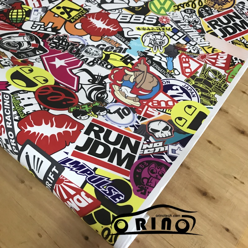 Stickerbomb Vinyl Wrap-5