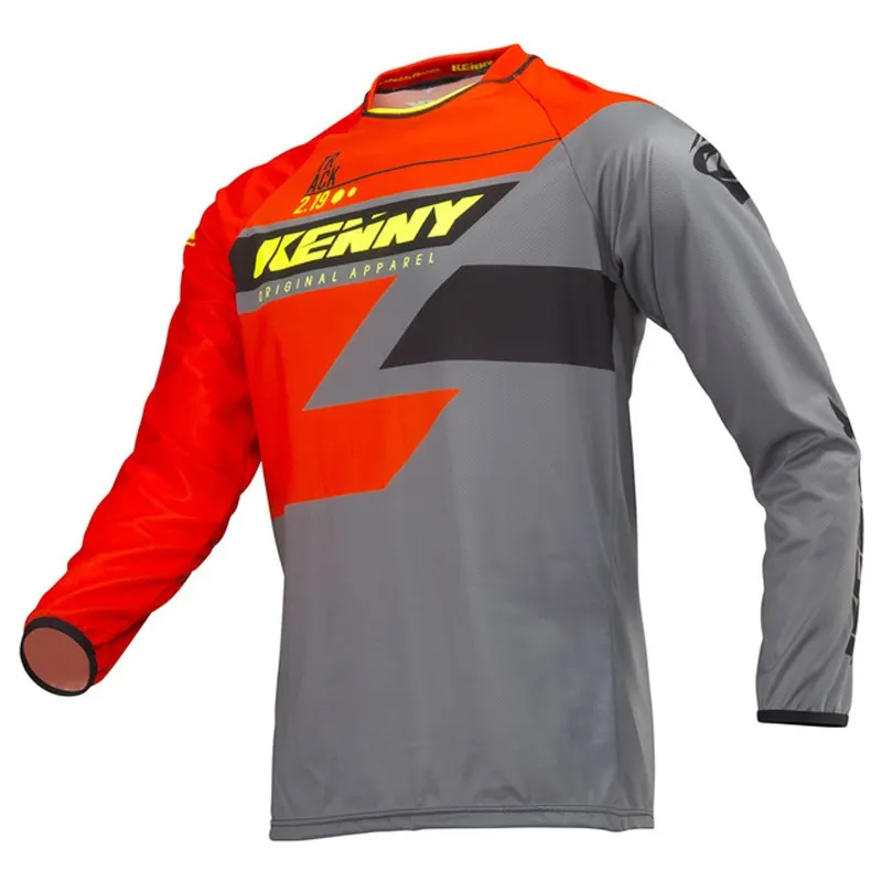 Быстросохнущая Кенни Moto Джерси MX велосипед мотокросса BMX DH MTB футболка одежда с длинным рукавом MTB дышащая рубашка