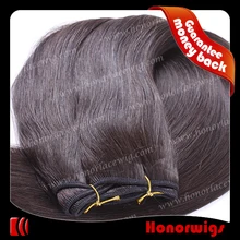 Unprocessed virgin brazilian hair weave in stock 22 inch silk straight hw24