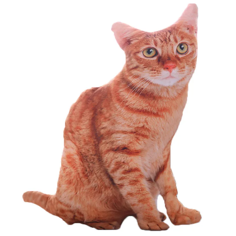 

Stuffed Plush Animal Pillow Comfort Simulated Decorative Cat Pillow Plush Of Living Room Seat Dakimakura Pillow For Kids 30AUG16
