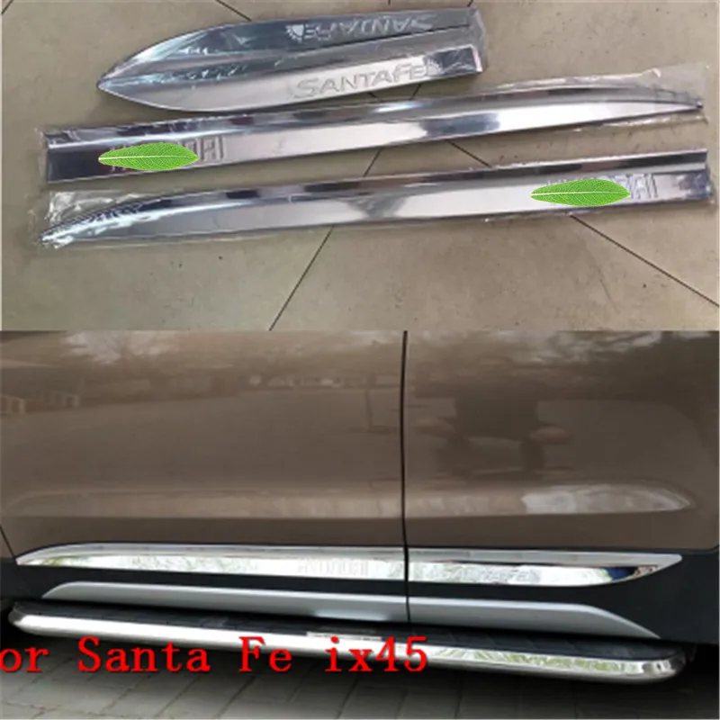 High quality ABS Chrome car body side moldings side door decoration for