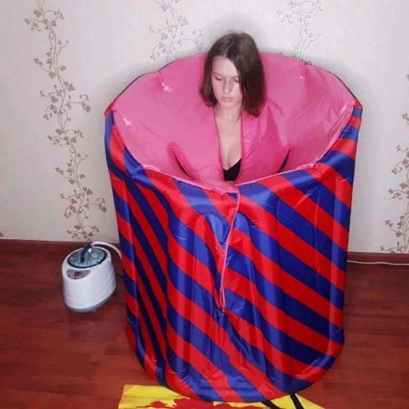  Inflatable Portable Steam Sauna HOME SAUNA SPA STEAM BATH Lose Weight Detox Therapy Steam Fold Wet 