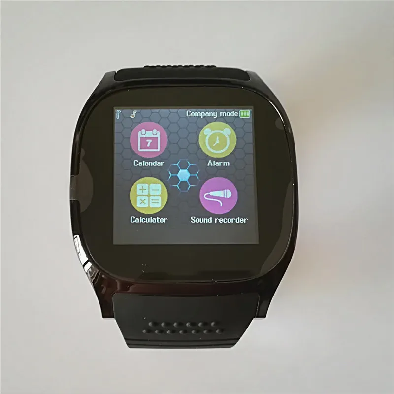 T8 Bluetooth Смарт часы с камерой музыкальный плеер Facebook Whatsapp Синхронизация SMS Smartwatch поддержка SIM TF карта для Android PK DZ09