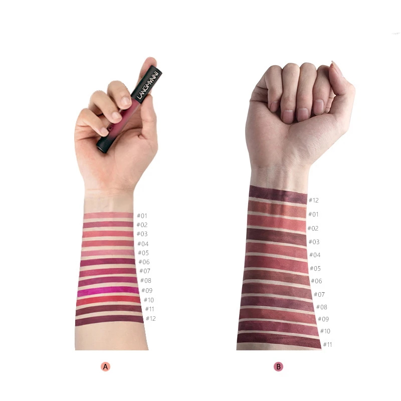 Liquid Matte Lipstick Makeup Tint Long Lasting Waterproof Sexy Red Velvet Lip Gloss Nude Lip Kit Maquiagem 4/12Pcs per Set Liquid Matte Lipstick Makeup Tint Long Lasting Waterproof Sexy Red Velvet Lip Gloss Nude Lip Kit Maquiagem 4/12Pcs per Set