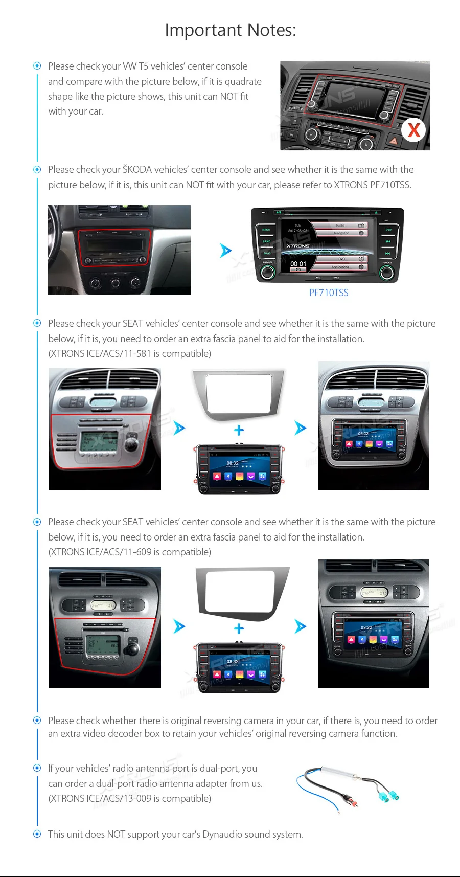 XTRONS " Android 8,1 автомобильный DVD плеер gps для VW VOLKSWAGEN AMAROK Beetle Bora Caddy 2011 2012 2013 для сиденья для SKODA OCTAVIA III