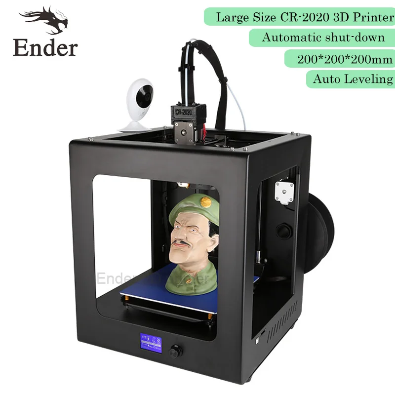 

2018 Black/White Color 3D printerCR-2020 Auto Leveling Desktop 3D Printer Large Size printer 3D with free Filament Creality 3D