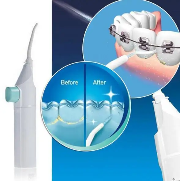 Oral Irrigator Dental Water Jet Floss Pick Teeth Cleaning Flusher Air Powered 4