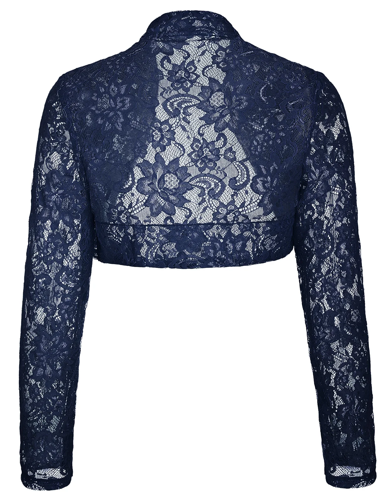 Belle Poque Women Shrug Summer Lace Long Sleeve Bolero Evening Cardigan Crop Coat Party Elegant Slim Hollow Out New Clothes Lady ► Photo 1/6
