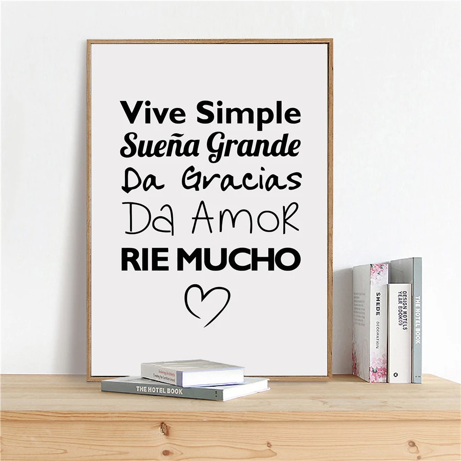 Vive Affiche D Art Imprimee De Citations Simples Espagnoles Peinture Sur Toile De Citation De Vie Pour Decoration Murale De Salon De Maison Espagnole Aliexpress Vive Affiche D Art Imprimee De Citations Simples Espagnoles Peinture Sur Toile De Citation De Vie Pour Decoration Murale De Salon De Maison Espagnole Aliexpress