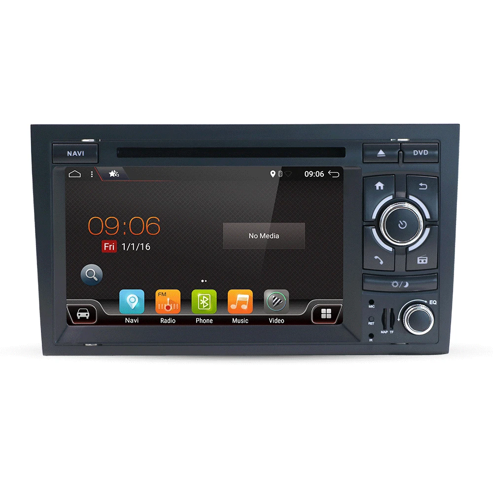 2 din android 8,0 автомобильный DVD gps Navi для Audi A4 gps(2003-2008) Audi S4/RS4/8E/8F/B9/B7 с Wifi Bluetooth радио SWC Canbus карта