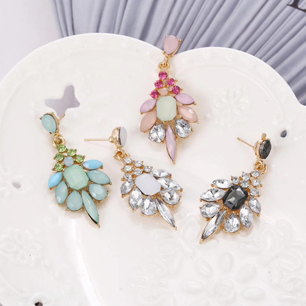 XIYANIKE новые серьги подвески из искусственного камня и смолы Модная бижутерия
