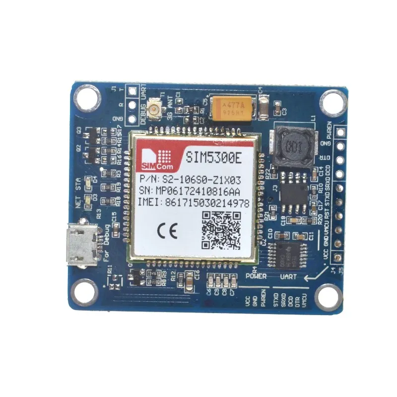 SIM5300E 3g модуль макетная плата четырехдиапазонный GSM GPRS gps SMS с антенной PCB