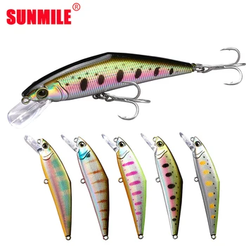 

SUNMILE Fishing Hard Lure Sinking Minnow 85mm/14g Casting Bait Wobbler Isca Artificial For Pike Bass Perch Baits DropShip