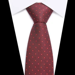 New Brand Mens Ties Man Fashion red dot Neckties Gravata Jacquard 8cm Slim Tie Wedding Tie For Men Corbatas Hombre 2018 New Brand Mens Ties Man Fashion red dot Neckties Gravata Jacquard 8cm Slim Tie Wedding Tie For Men Corbatas Hombre 2018