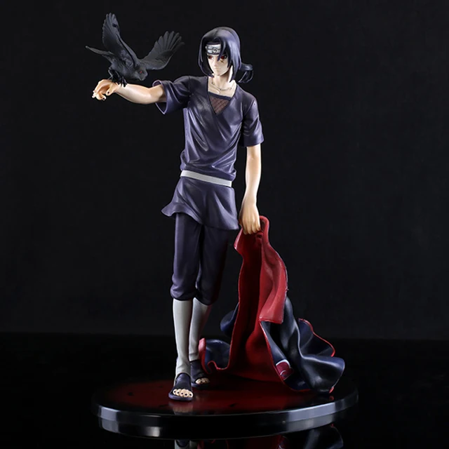 good quality pvc anime naruto shippuuden uchiha itachi crow action