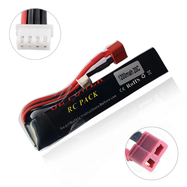 1 шт. GE power RC Lipo батарея 11,1 V 1200MAH 20C 3S AKKU мини-страйкбольная батарея RC модель 40C