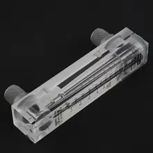 Instrumento de medição de fluxo de água 0.2-2GPM1-7LPM tipo de painel de vidro medidor de fluxo de líquido
